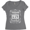 vintage made in 1953 perfectly aged a living legend Women's Triblend Scoop T-shirt