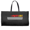 Fire White Weekender Totes
