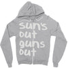 suns out guns out Zipper Hoodie