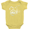 dw drum Baby Bodysuit