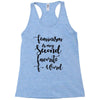 feminism is my second favorite f word Racerback Tank