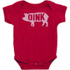 pig oink funny Baby Bodysuit