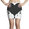 dripping heart melting heart Mini Skirts