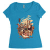 Popular Ramen Women's Triblend Scoop T-shirt