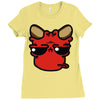 devil face 2 Ladies Fitted T-Shirt