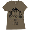 queens are born in may (2) Ladies Fitted T-Shirt