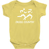 cross country high school running Baby Onesie