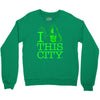 i heart this city Crewneck Sweatshirt
