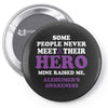 alzheimers awareness Pin-back button