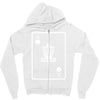 disc golf ace card target chains frisbee basket Zipper Hoodie