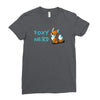 foxy nerd Ladies Fitted T-Shirt