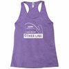 i was on the other line Racerback Tank