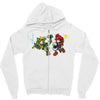 mario vs link Zipper Hoodie