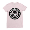 badass bad angry primate Ladies Fitted T-Shirt