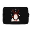 santa reindeer penguin christmas Laptop sleeve