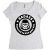badass bad angry primate Women's Triblend Scoop T-shirt
