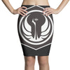 white and black Pencil Skirts