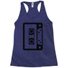 retro cassette Racerback Tank