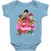 paw patrol birthday girl brother Baby Bodysuit