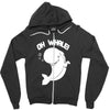 oh whale! Zipper Hoodie