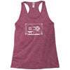 audio cassette 80's 90's party hip hop nostalgia retro Racerback Tank
