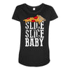 slice slice baby Maternity Scoop Neck T-shirt