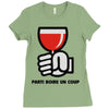 party a drink Ladies Fitted T-Shirt