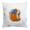nationalhotdogday Throw Pillow