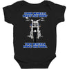 funny , fourtwo wheels, ideal gift, birthday present Baby Bodysuit