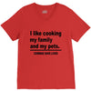 i like cooking V-Neck Tee