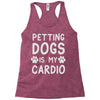 pet dog ladies slogan Racerback Tank