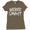 wicked smart smaht Ladies Fitted T-Shirt