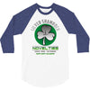 silver shamrock 3/4 Sleeve Shirt