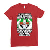 if it tastes like chicken, funny rude ideal birthday present Ladies Fitted T-Shirt