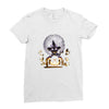 witch cat night Ladies Fitted T-Shirt