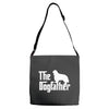 the dogfather cavalier king charles spaniel white Adjustable Strap Totes