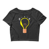 running out of bright ideas Crop Top