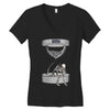 please wait Women's V-Neck T-Shirt