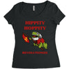 hippity hoppity revolutionize Women's Triblend Scoop T-shirt
