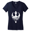 fractured rebellion Women's V-Neck T-Shirt