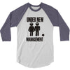 under new management stag night wedding mens 3/4 Sleeve Shirt