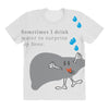 cloudy All Over Women's T-shirt