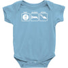 eat sleep scuba dive Baby Onesie