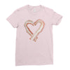 bacon heart Ladies Fitted T-Shirt