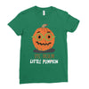 spec tacular pumpkin Ladies Fitted T-Shirt