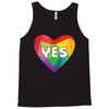 Yes Lgbt Heart Tank Top