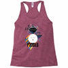 who loves poodle Racerback Tank