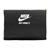 weed   just smoke it   mens funny Accessory Pouches