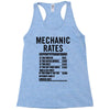 mechanic labour rates Racerback Tank