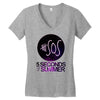 galaxy sos Women's V-Neck T-Shirt